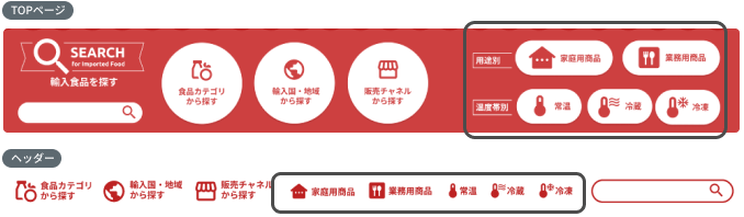 商品タイプ別検索